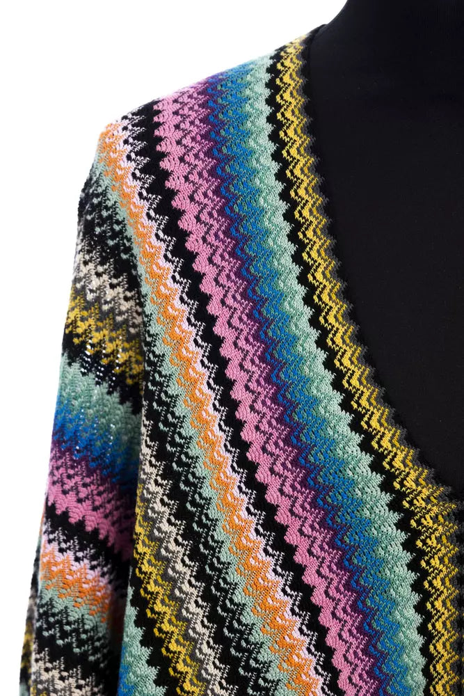 Missoni monivärinen villainen naisten poncho