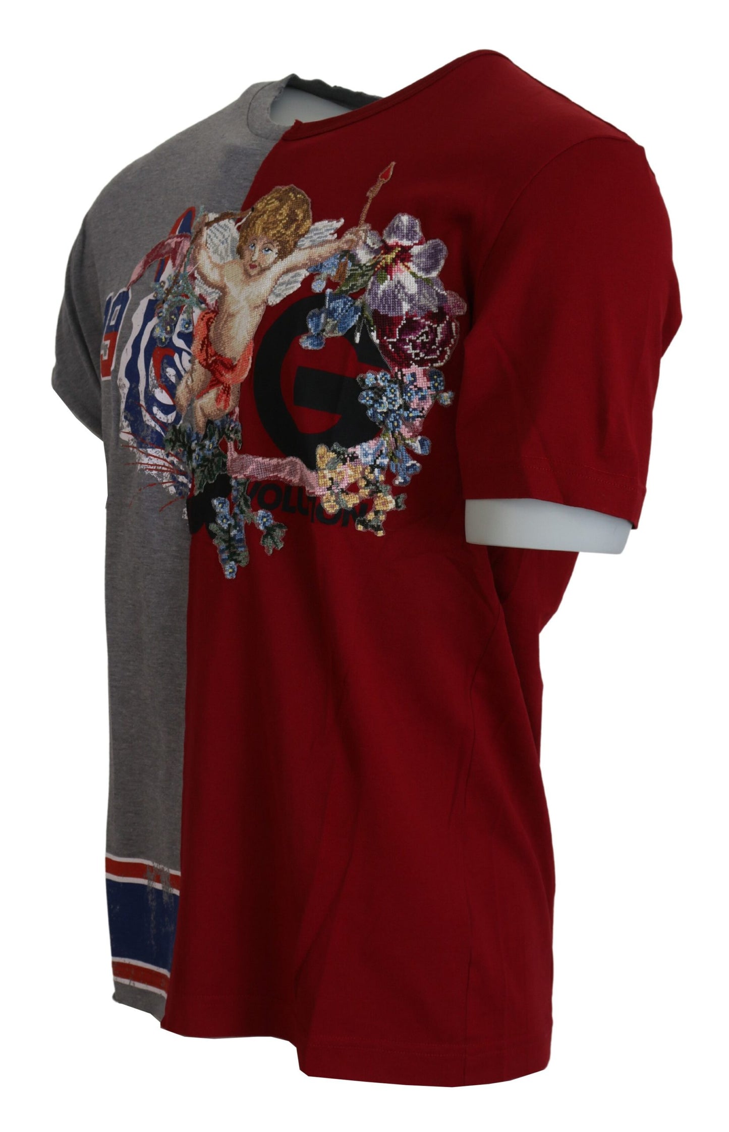 Dolce &amp; Gabbana Floral Angels Crew Neck T-Shirt