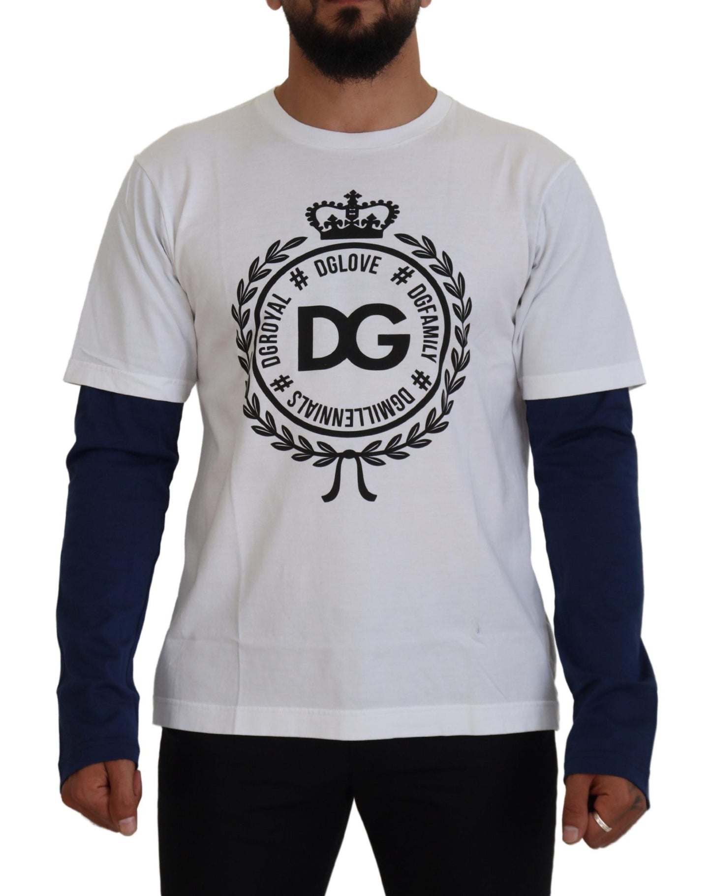 Dolce & Gabbana Eleganter Pullover mit Rundhalsausschnitt