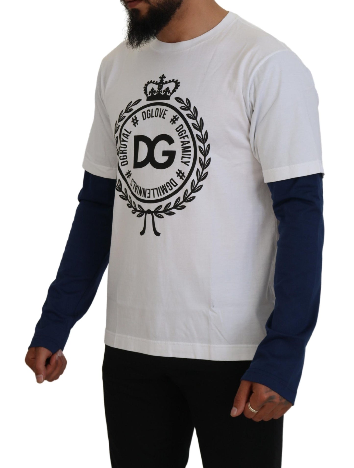 Dolce & Gabbana Eleganter Pullover mit Rundhalsausschnitt