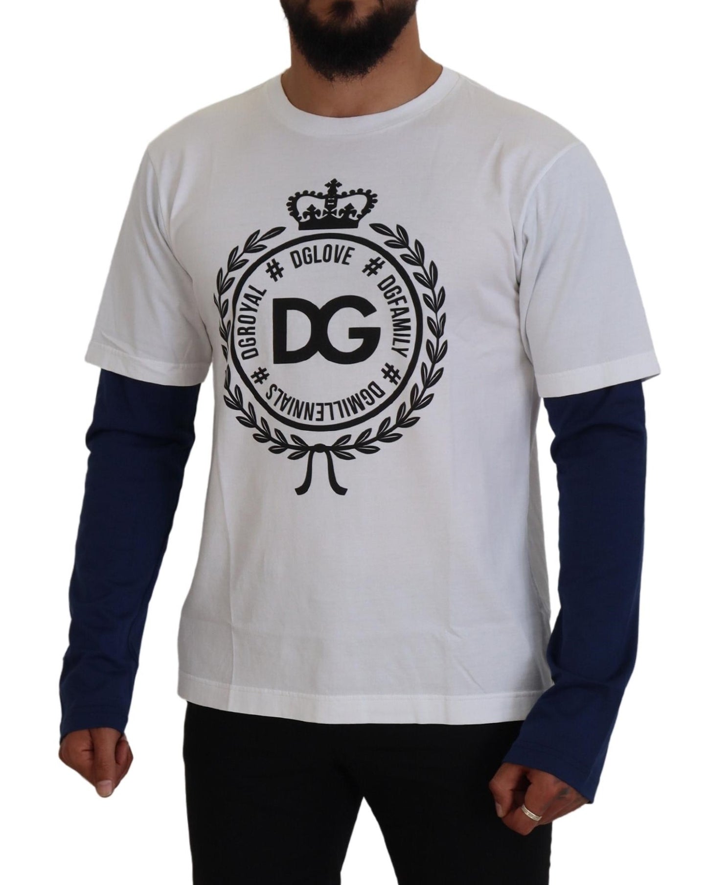 Dolce & Gabbana Eleganter Pullover mit Rundhalsausschnitt