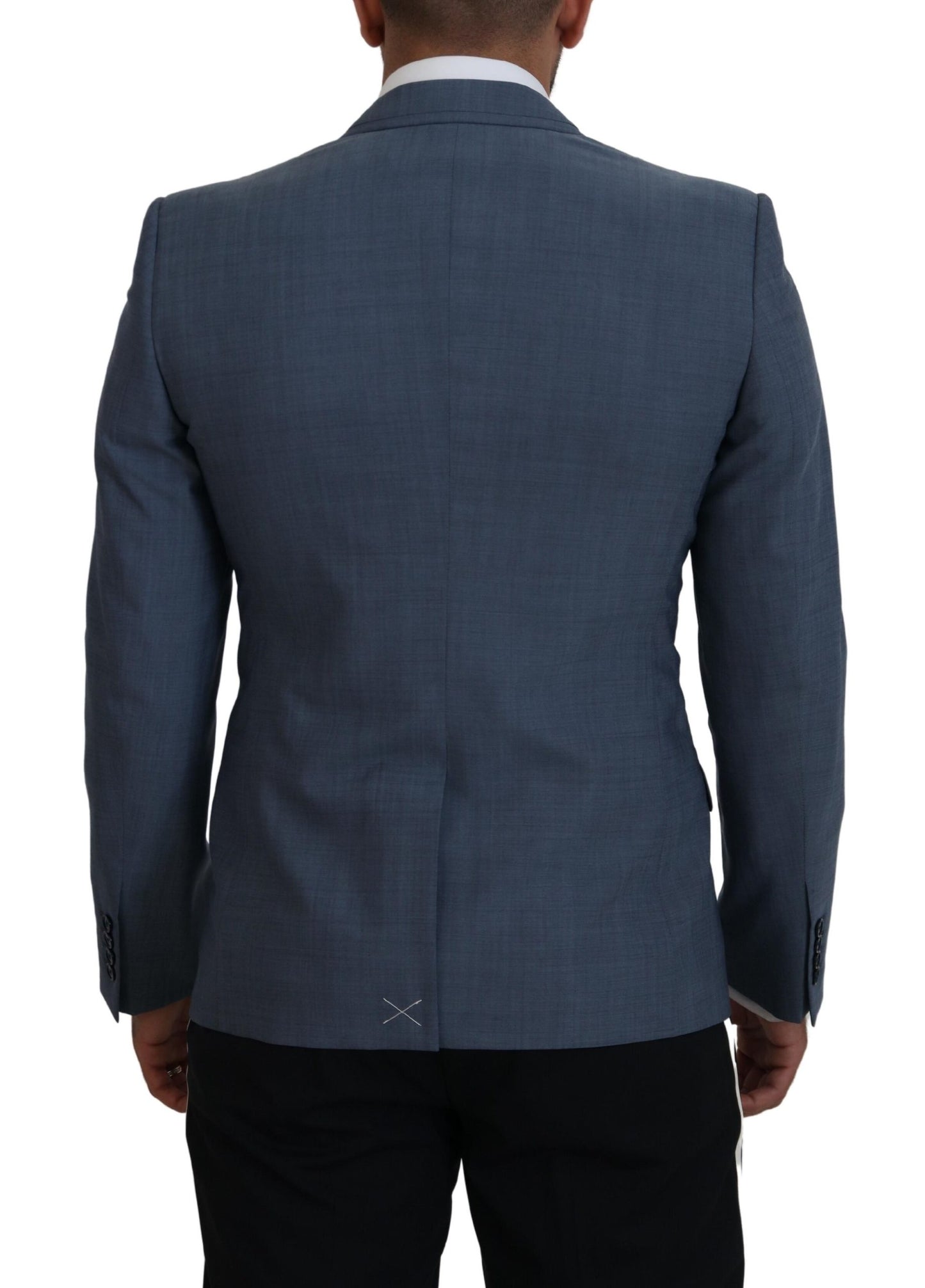 Dolce &amp; Gabbana Elegant blue single-breasted sports blazer