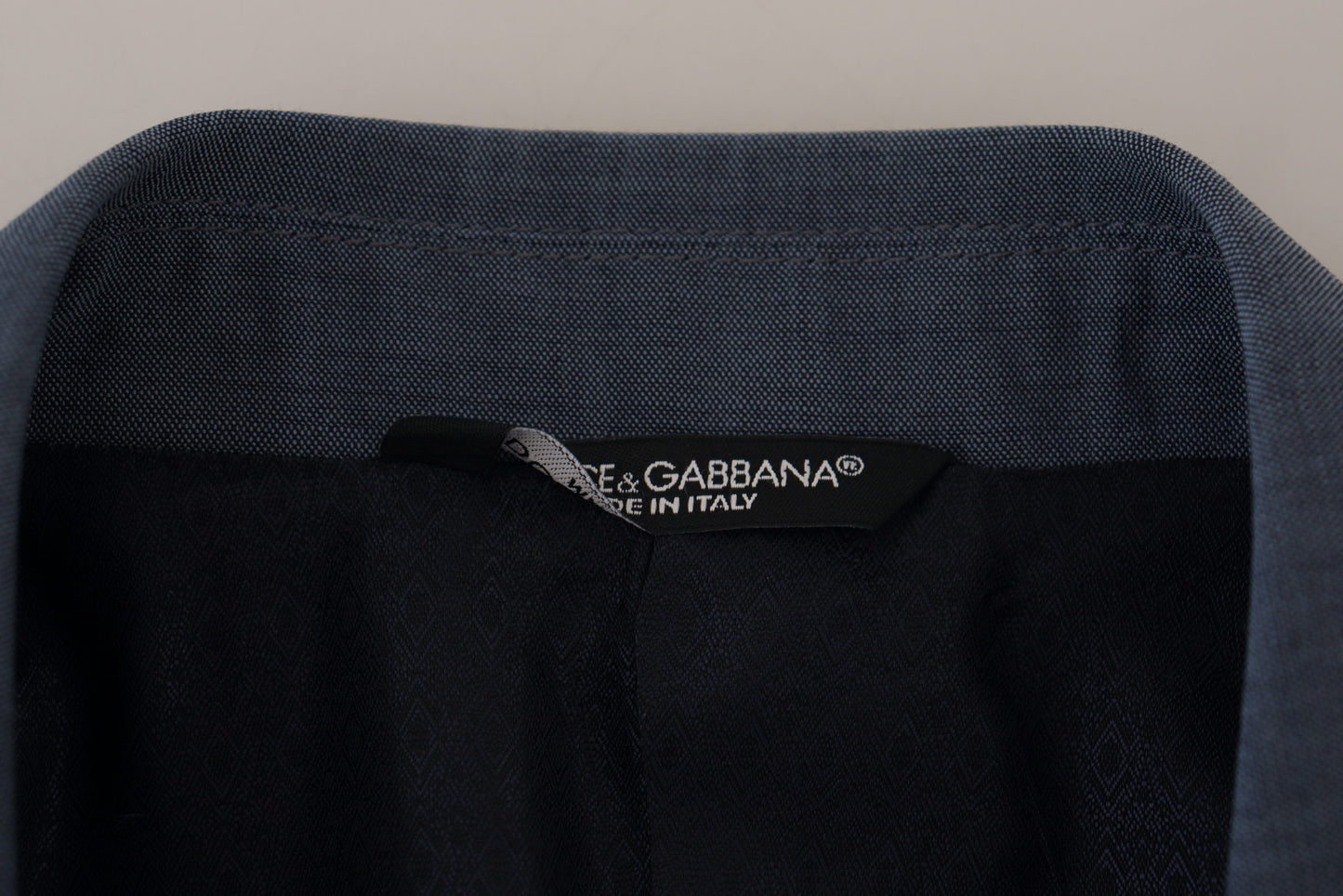 Dolce &amp; Gabbana Elegant blue single-breasted sports blazer