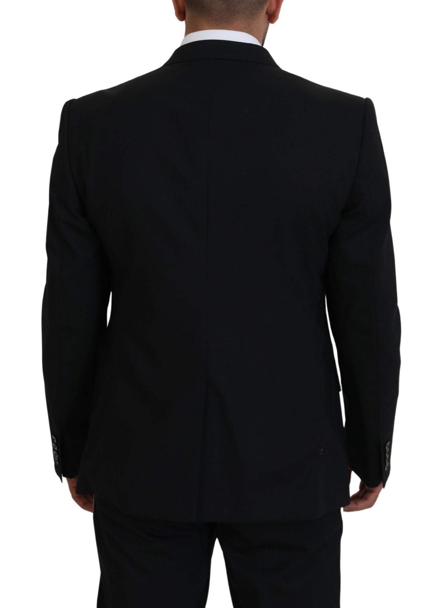 Dolce &amp; Gabbana Black Sicilian Style Single Breasted Blazer