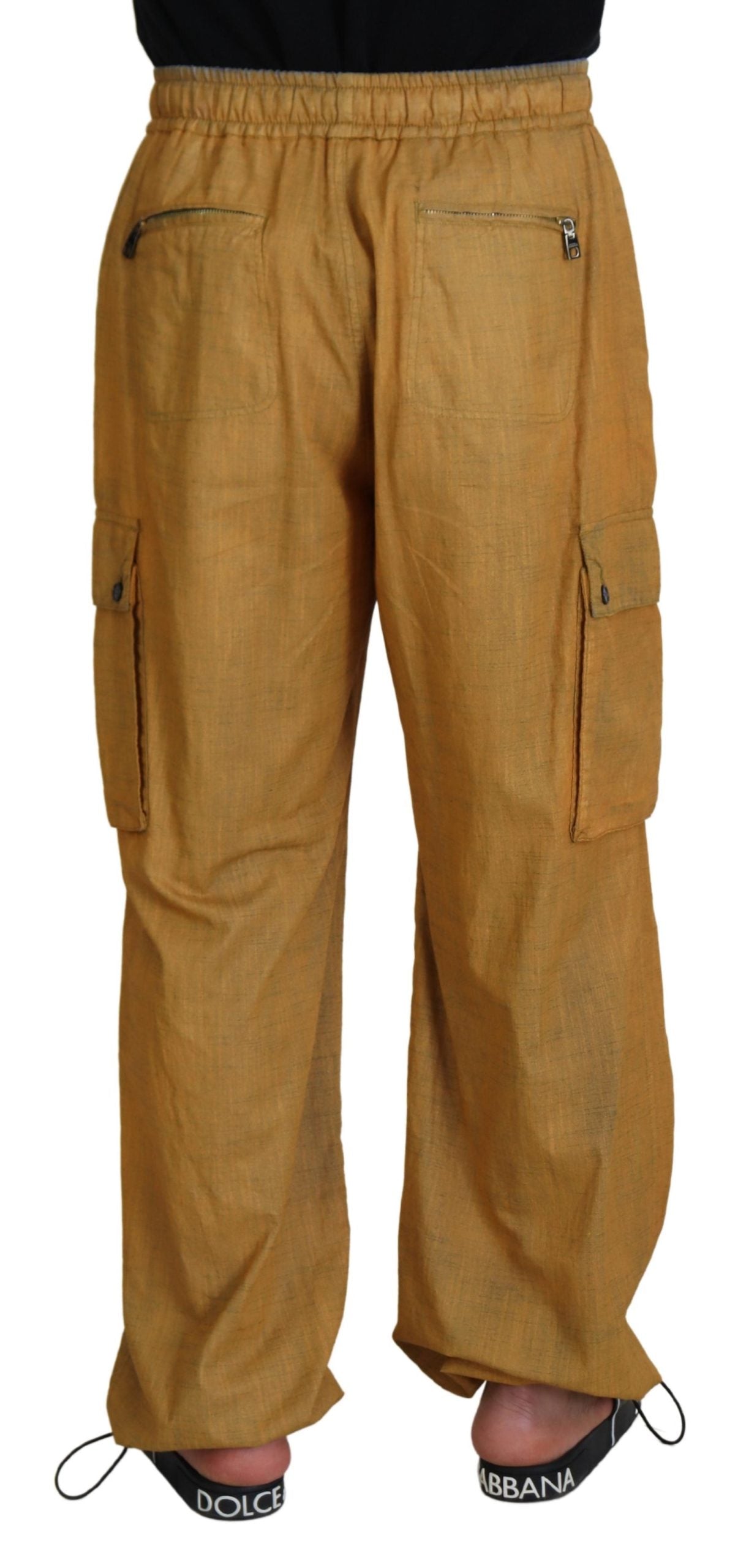 Dolce &amp; Gabbana Elegant Italian Linen Pants