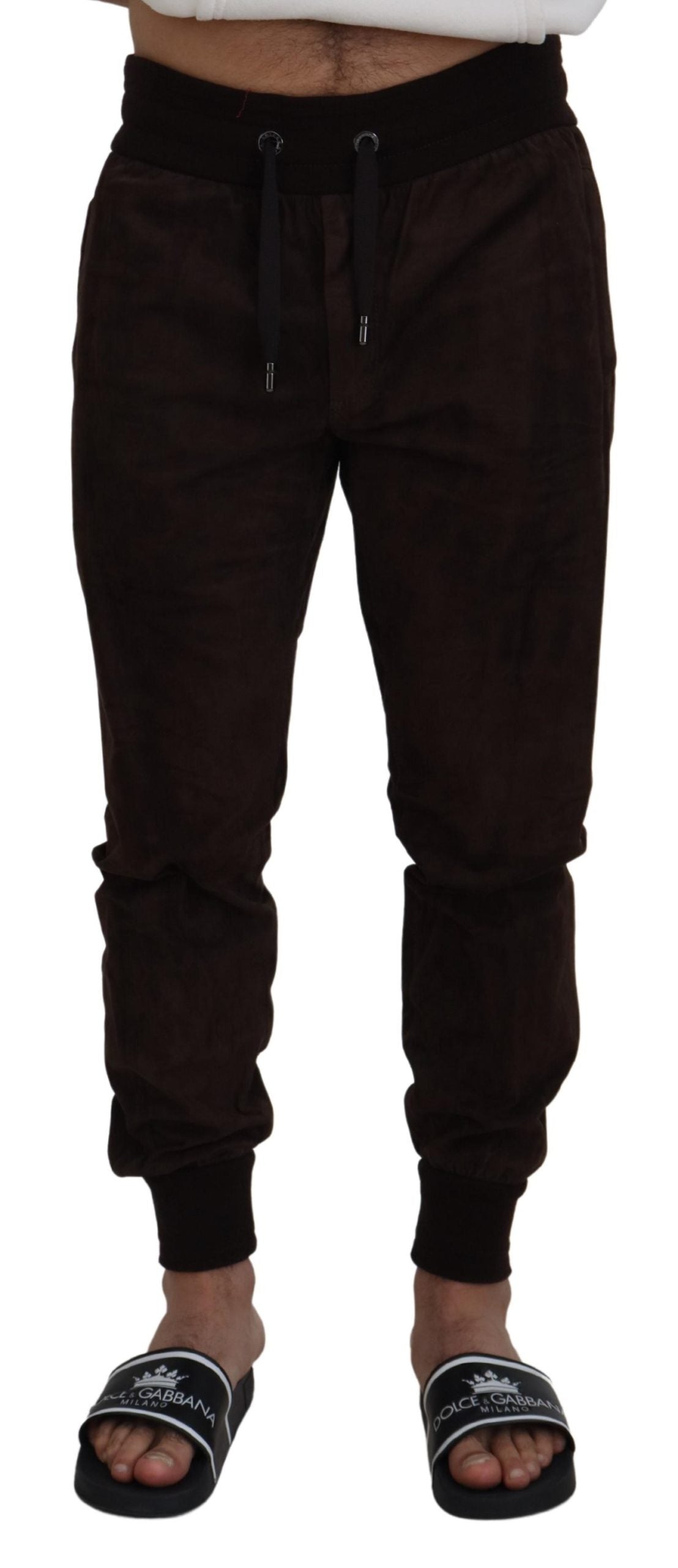 Dolce &amp; Gabbana Stunning Authentic Jogger Pants in Brown