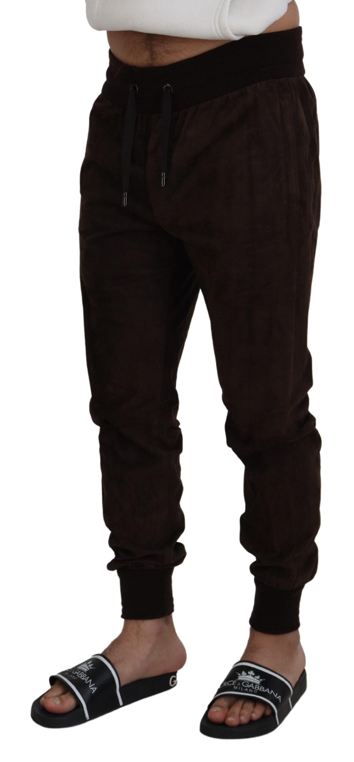 Dolce &amp; Gabbana Stunning Authentic Jogger Pants in Brown