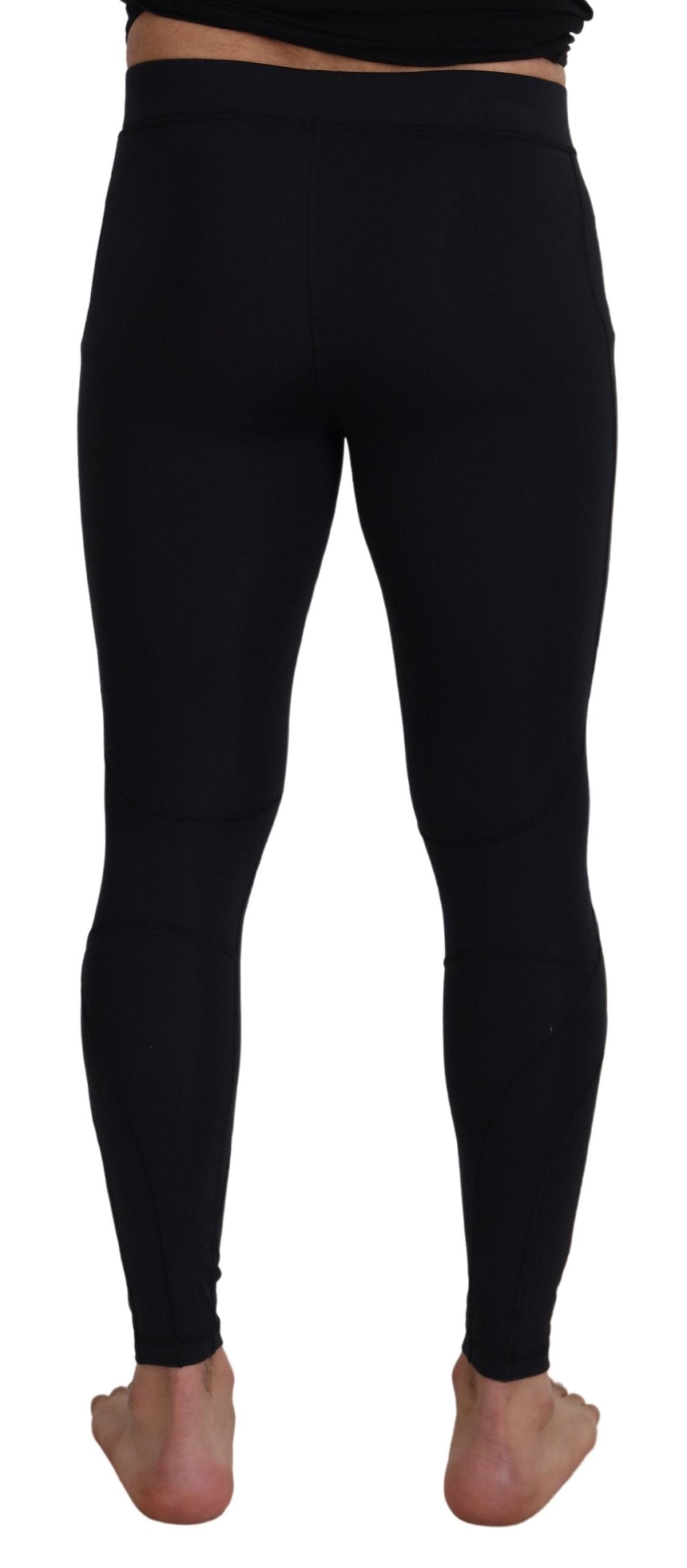 Dolce &amp; Gabbana Smooth Black Designer Pants