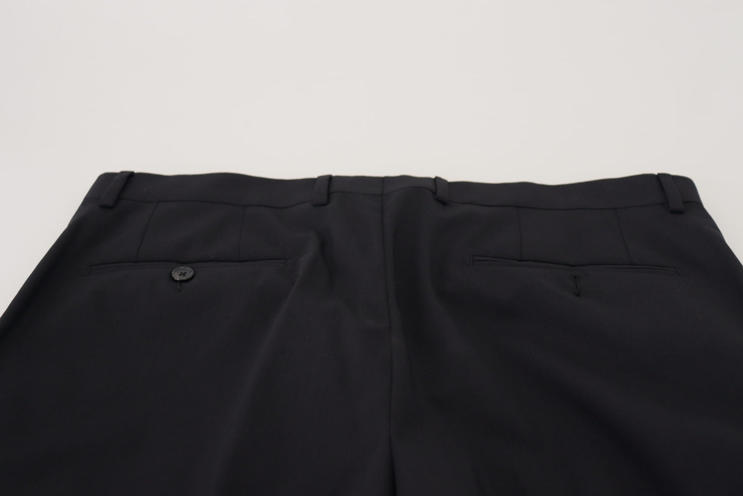 Dolce &amp; Gabbana Elegant black wool blend trousers