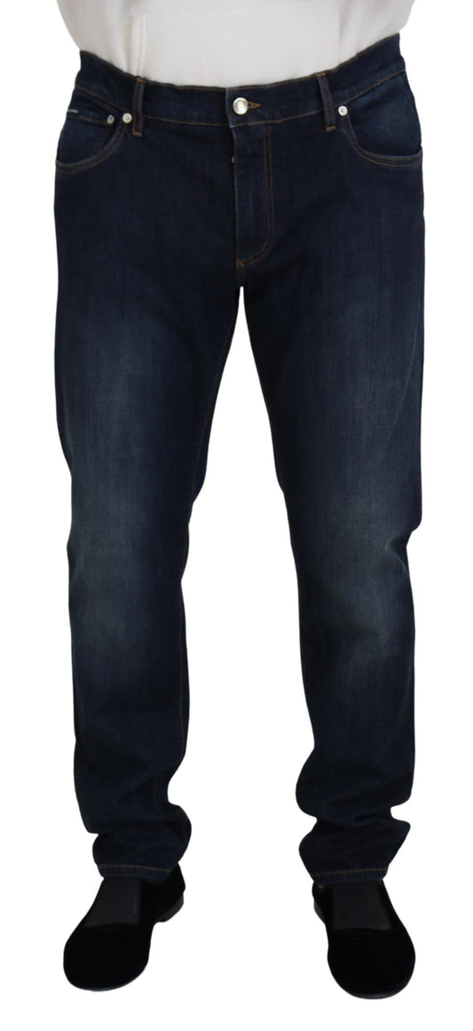 Dolce & Gabbana Elegante blaue Denim-Hose