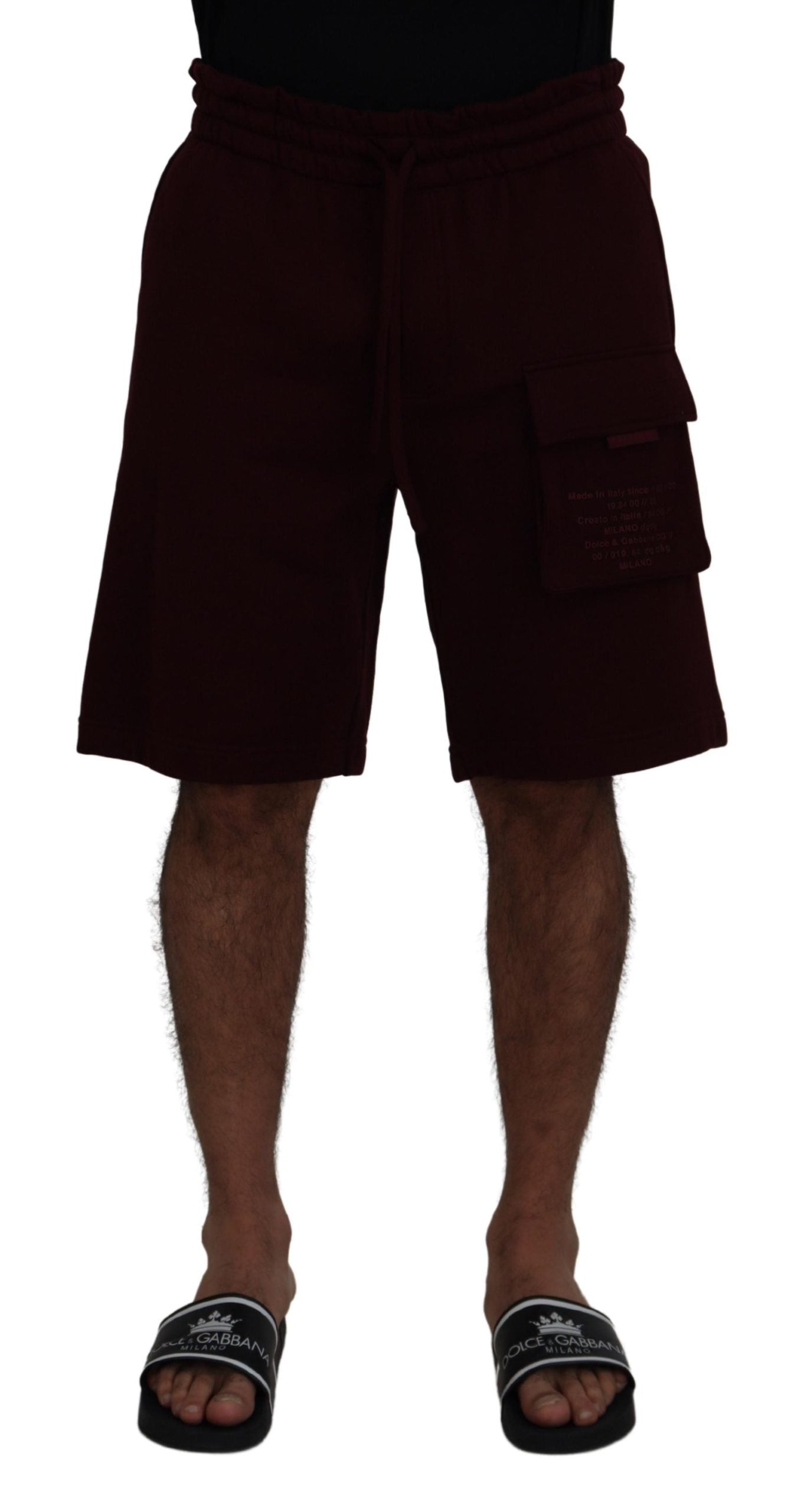 Dolce & Gabbana Elegante kastanienbraune Tailored Shorts