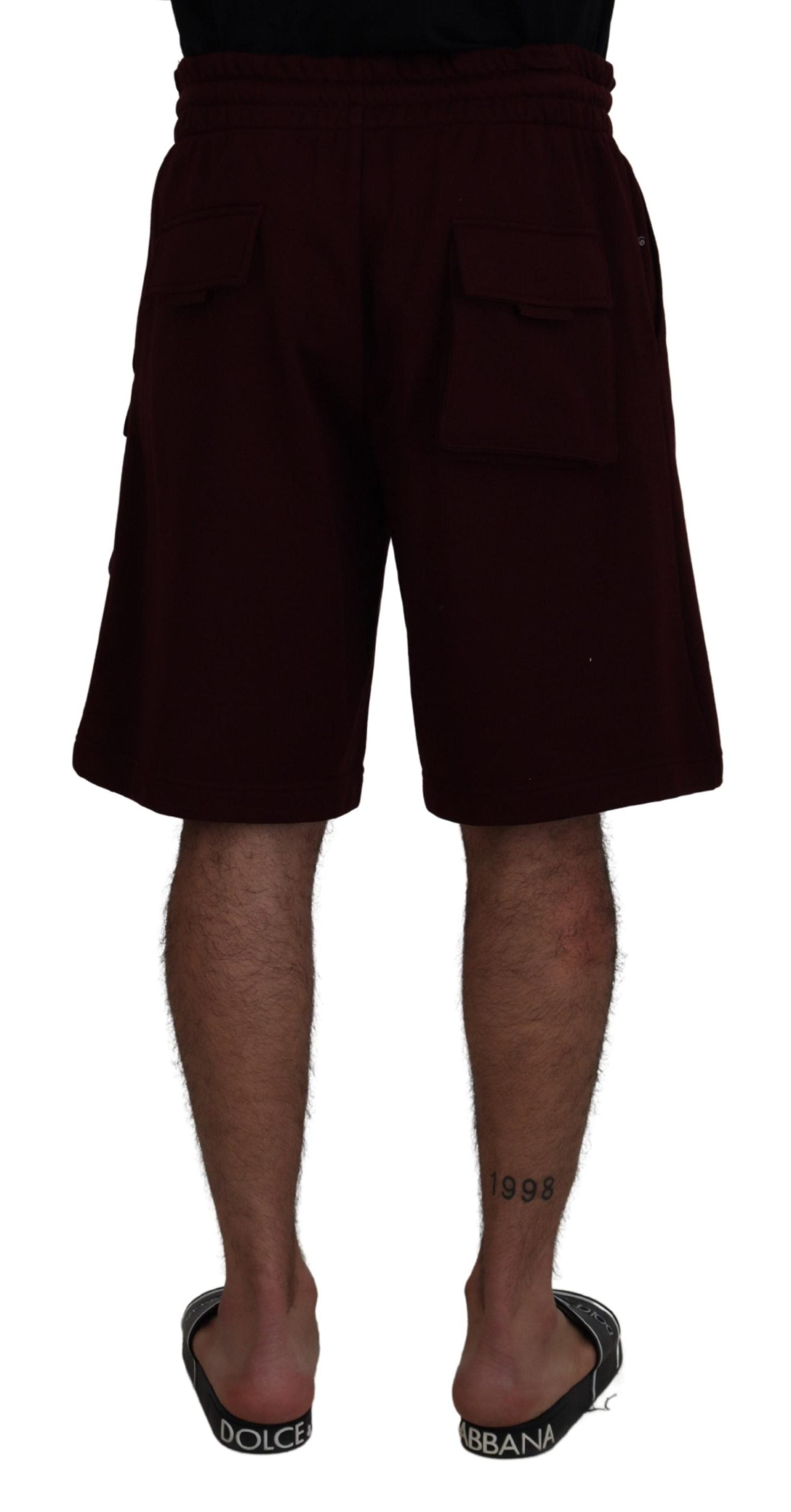 Dolce & Gabbana Elegante kastanienbraune Tailored Shorts