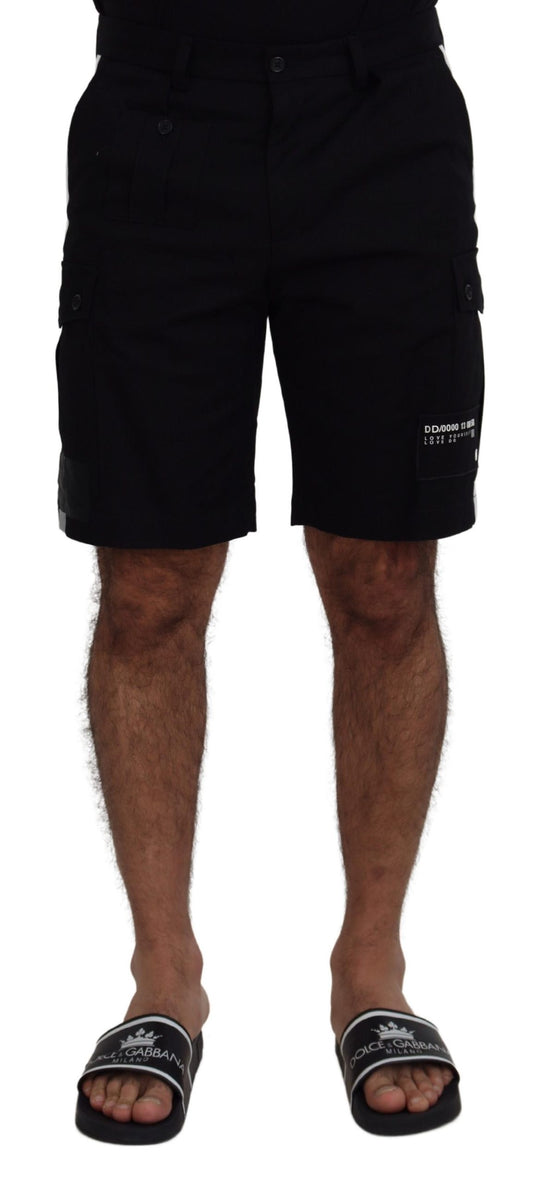 Dolce & Gabbana Elegante MainLine Schwarz Shorts