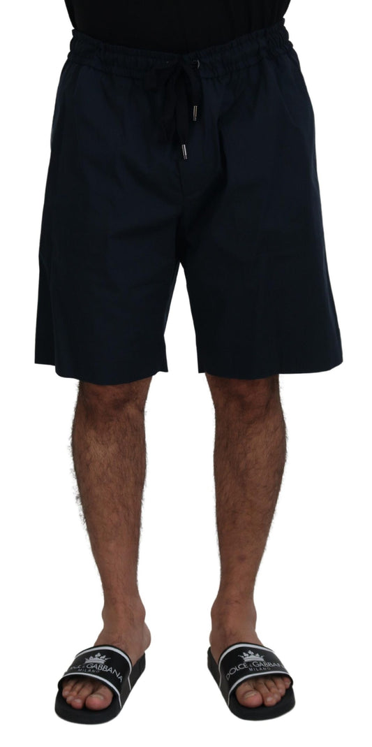 Dolce & Gabbana Elegante blaue Shorts aus Baumwollmischung