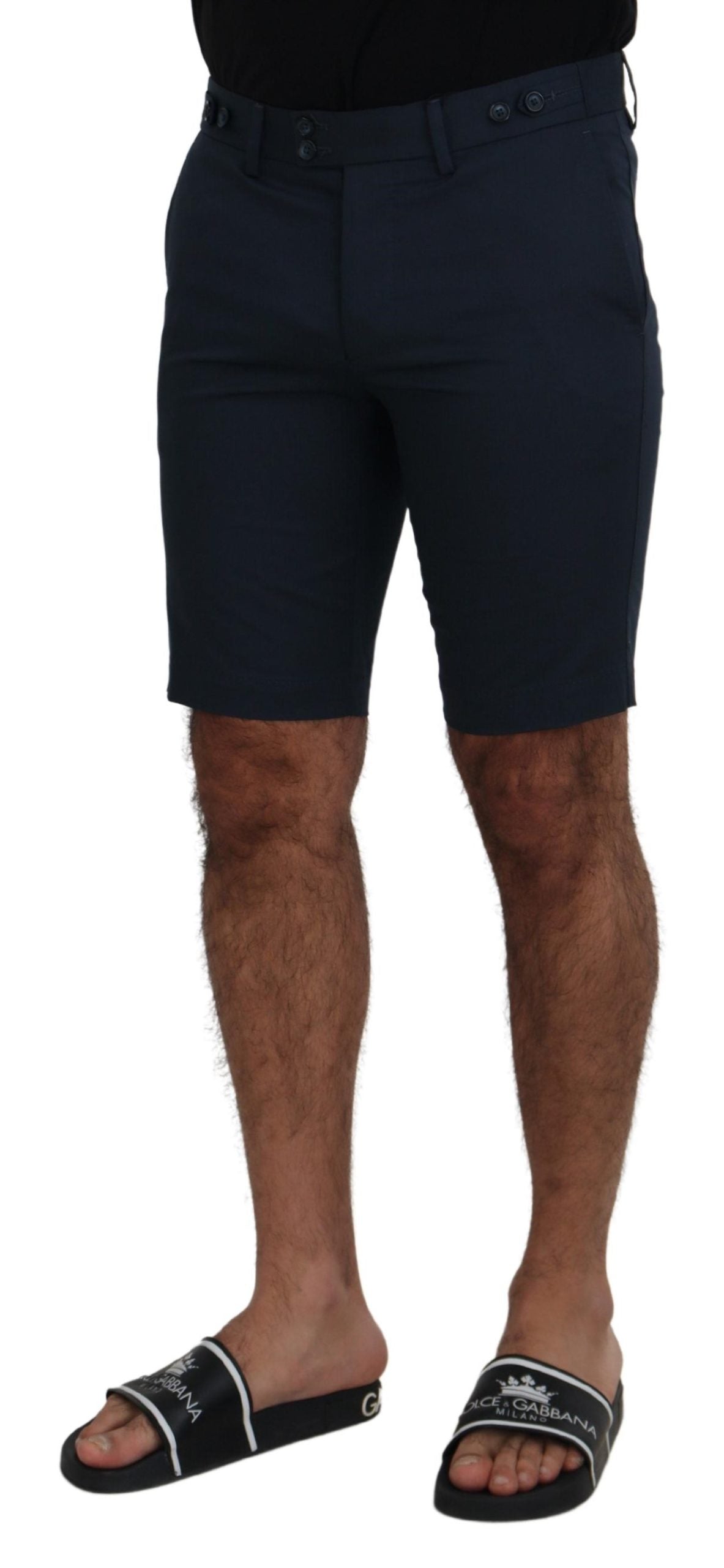 Dolce & Gabbana Elegante blaue Shorts aus Baumwollmischung