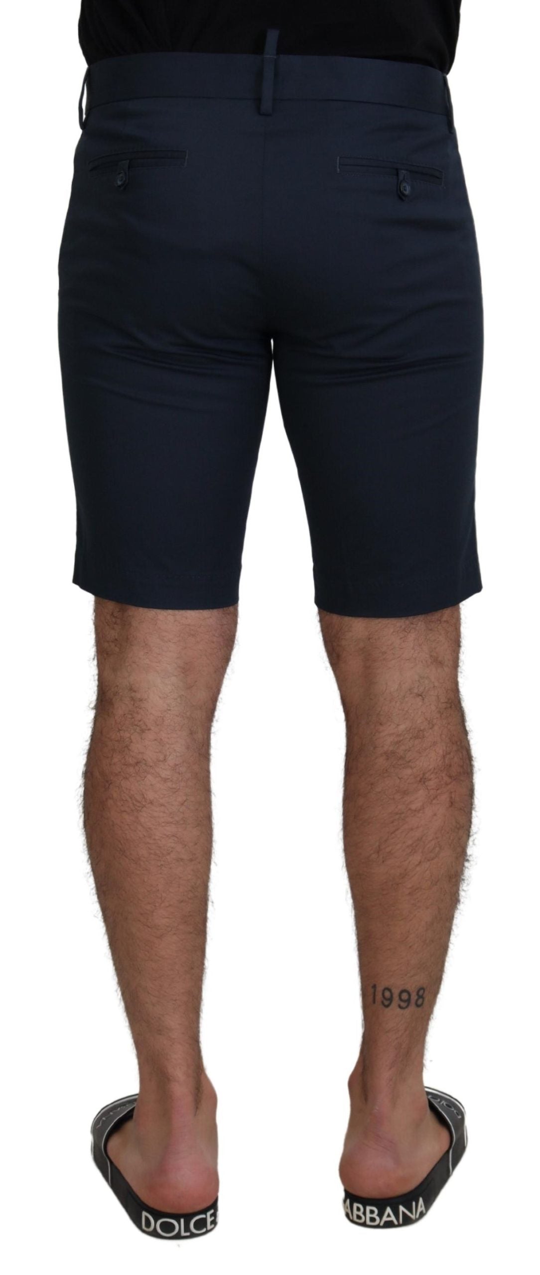 Dolce & Gabbana Elegante blaue Shorts aus Baumwollmischung