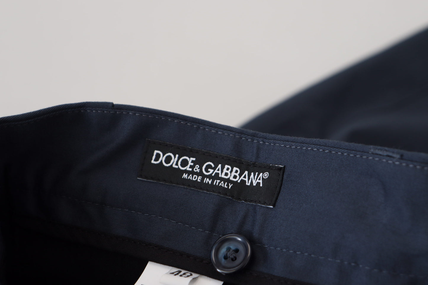 Dolce & Gabbana Elegante blaue Shorts aus Baumwollmischung