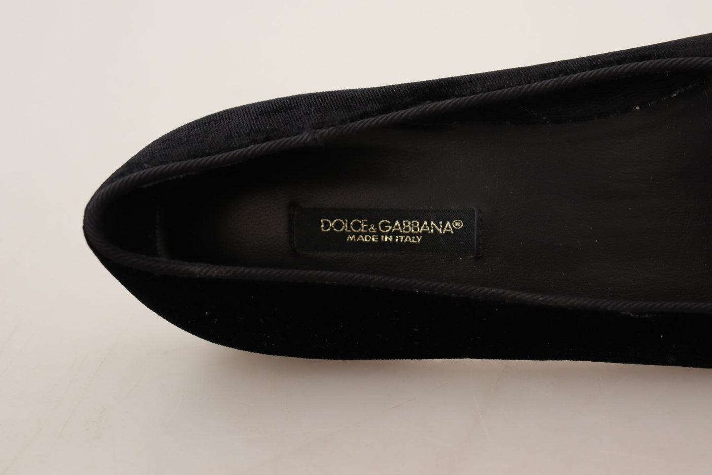 Dolce &amp; Gabbana Elegant flat shoes made of patent leather