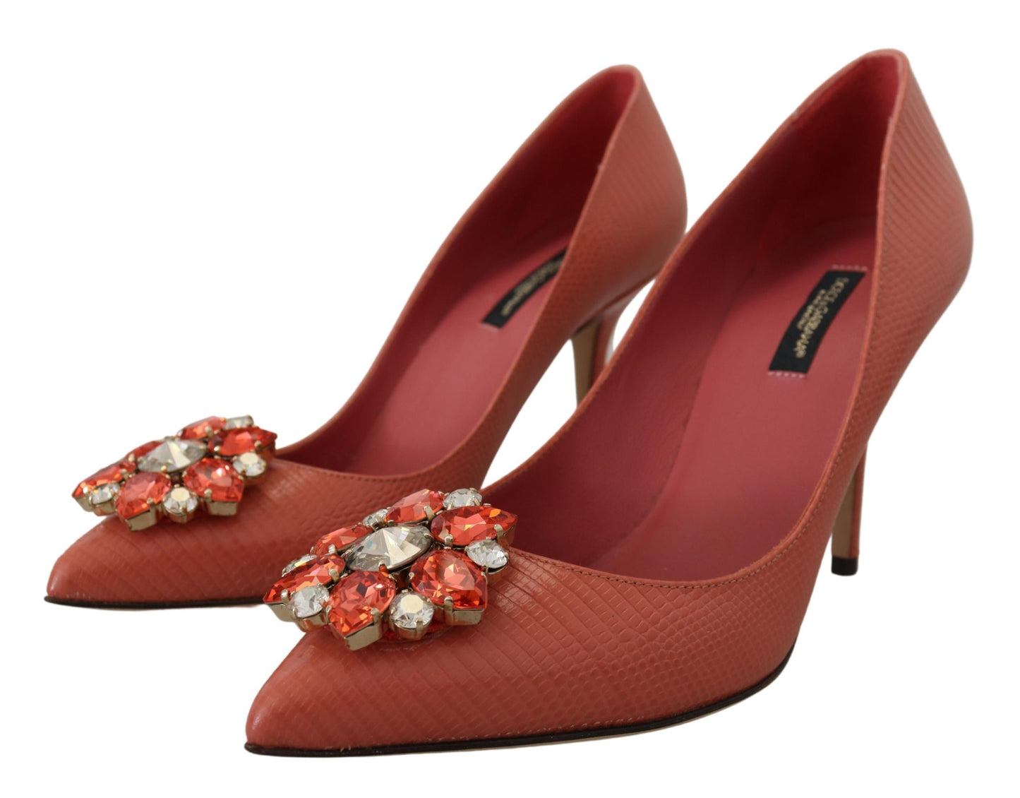 Dolce & Gabbana Exotische Leder Heels Pumps in Rosa