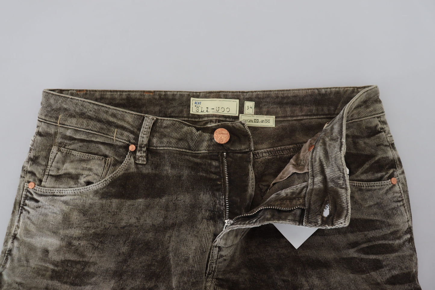 Eight Elegant Gray Corduroy Pants with a Modern Twist