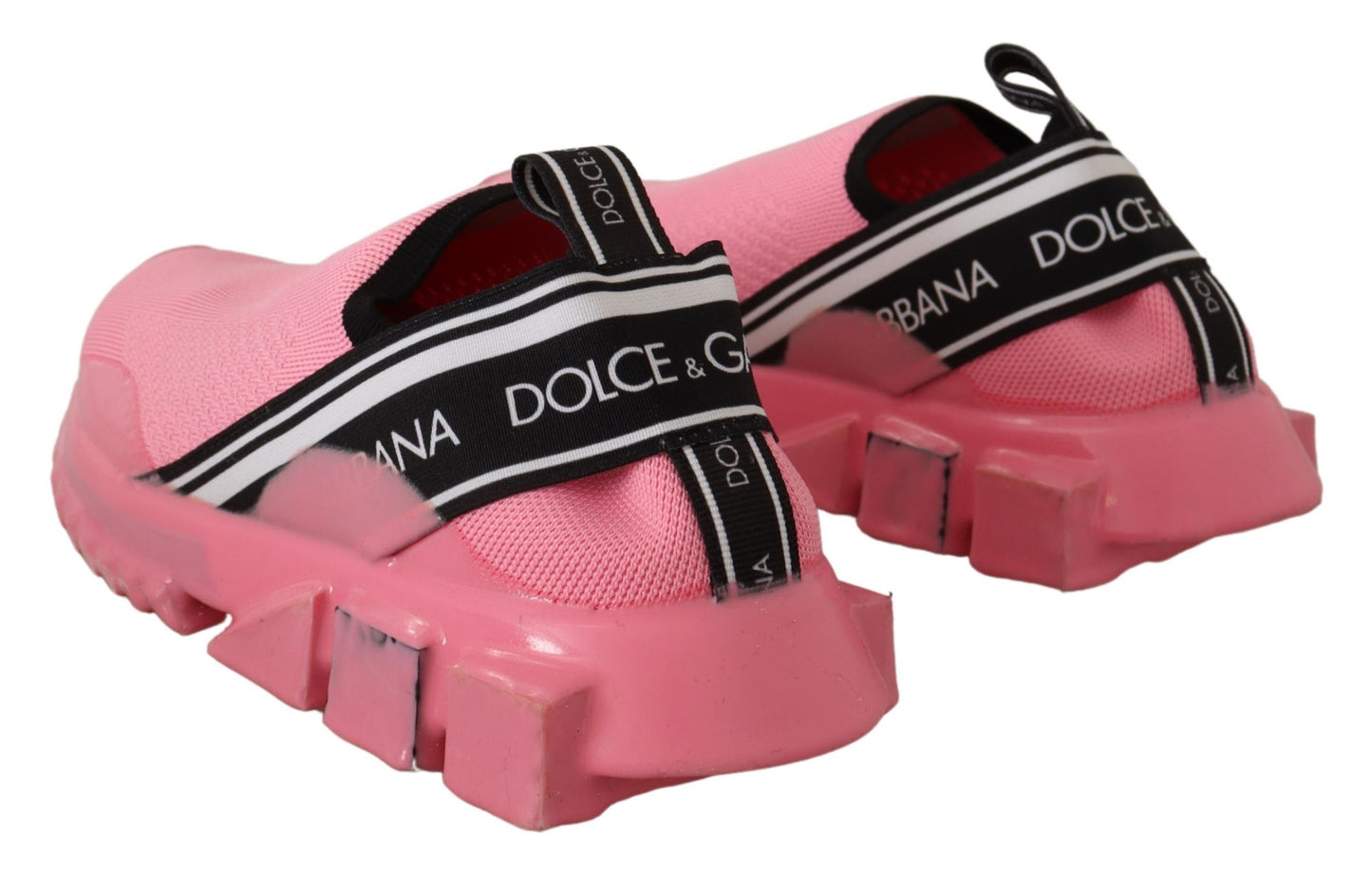 Dolce & Gabbana Schicke rosa Sorrento Slip-On Turnschuhe