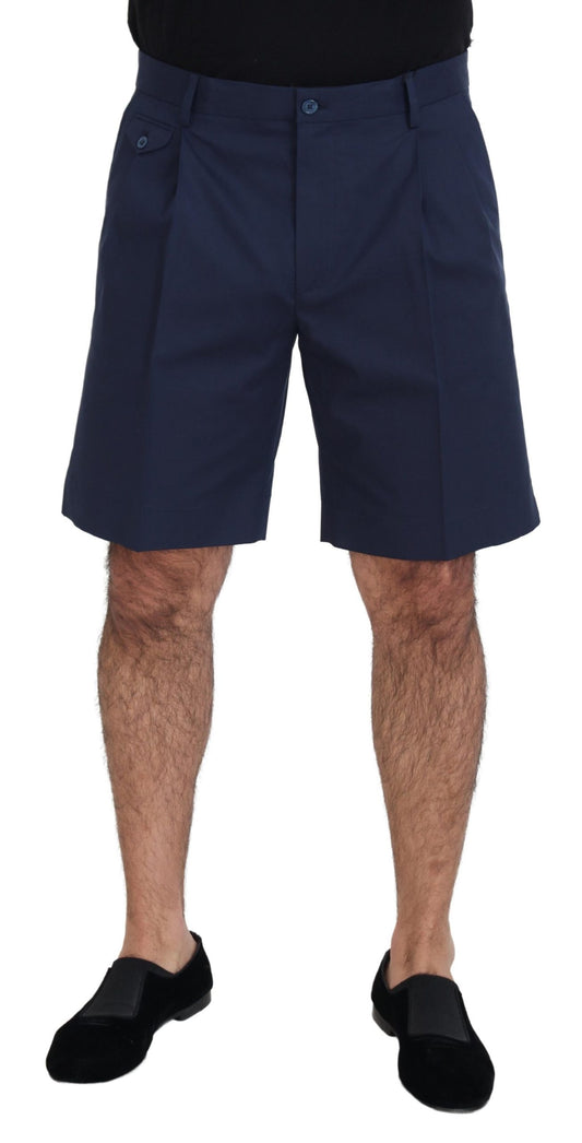 Dolce & Gabbana Elegante blaue Chino-Shorts