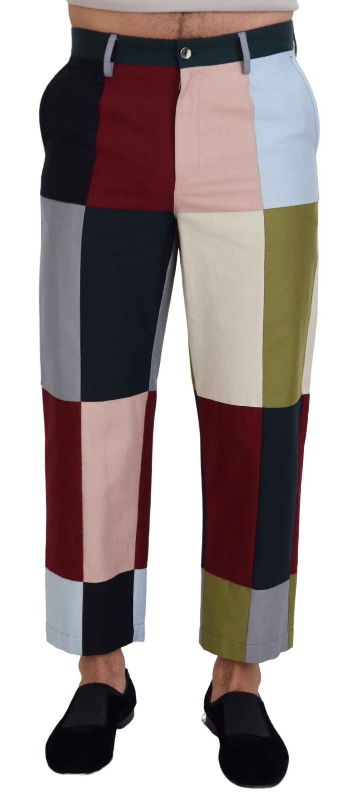 Dolce &amp; Gabbana Stunning Multicolor Patchwork Pants