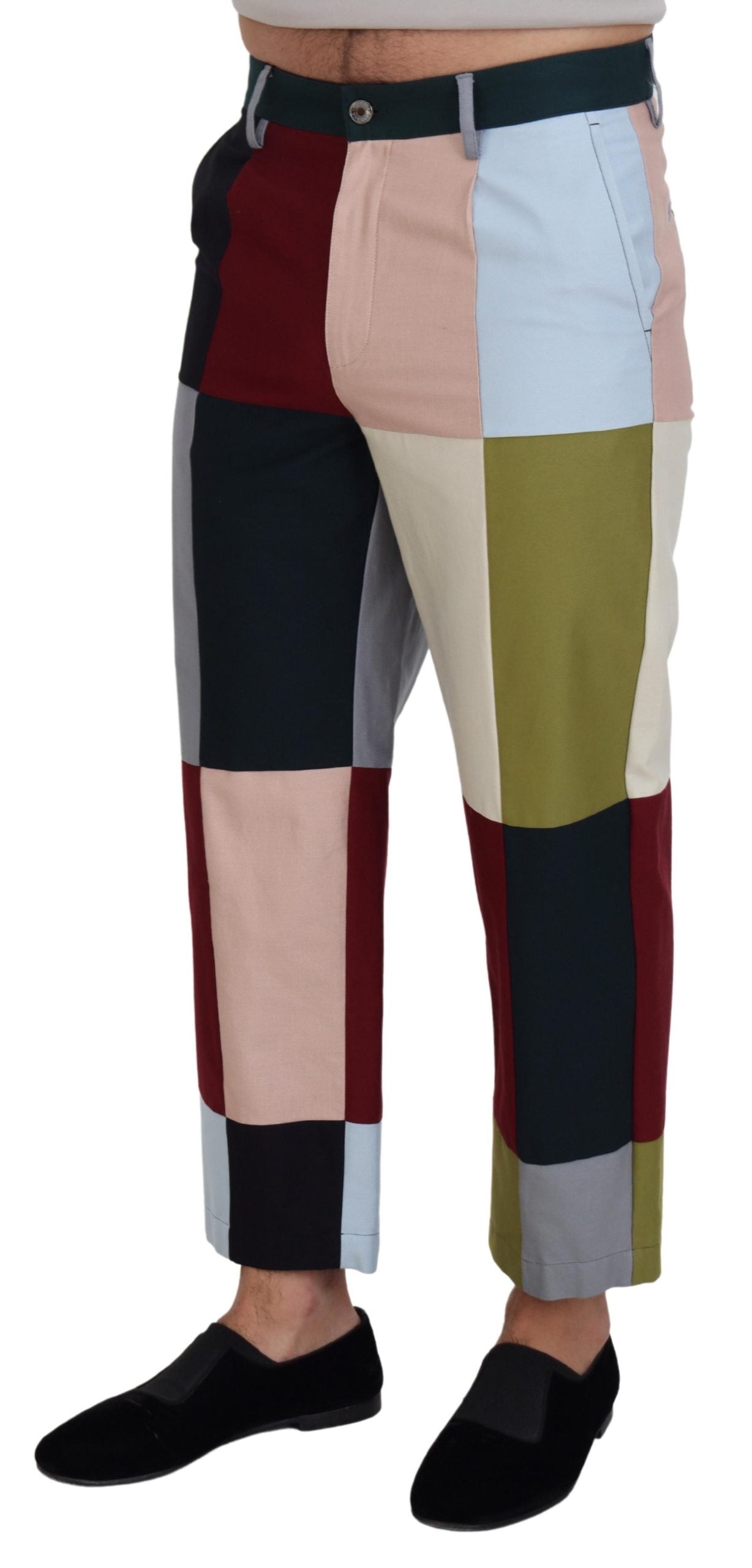 Dolce &amp; Gabbana Stunning Multicolor Patchwork Pants