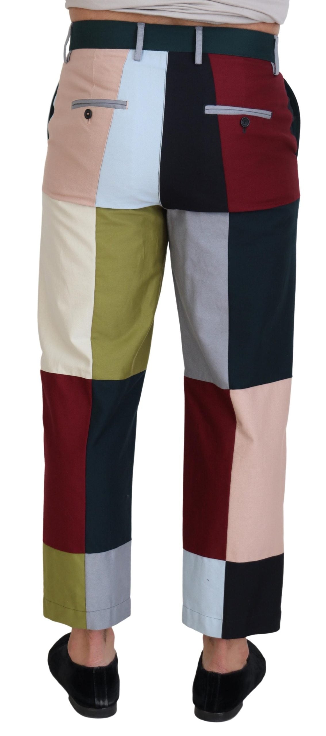 Dolce &amp; Gabbana Stunning Multicolor Patchwork Pants