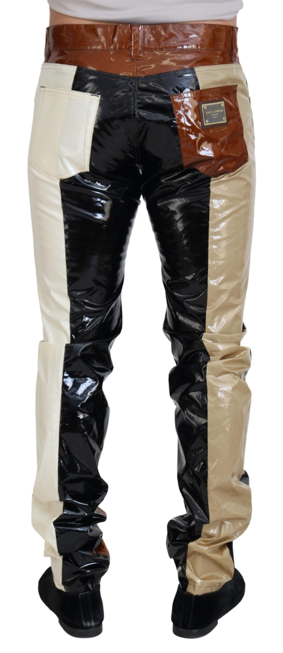 Dolce &amp; Gabbana Elegant, shiny jeans made from a silk blend