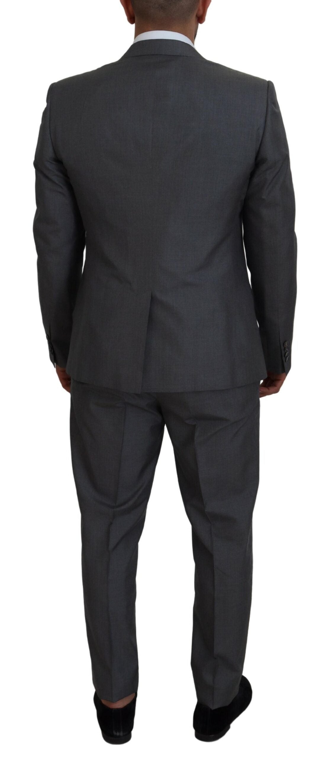 Dolce &amp; Gabbana Slim Three Piece Suit Martini Silver Slim Fit