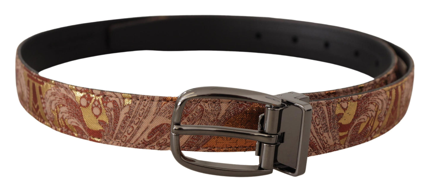 Dolce &amp; Gabbana Multicolor Leather Signature Belt