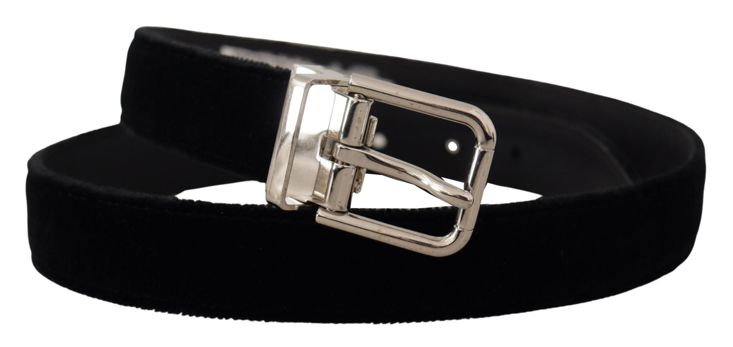 Dolce &amp; Gabbana Elegant belt made of coarse-grained leather