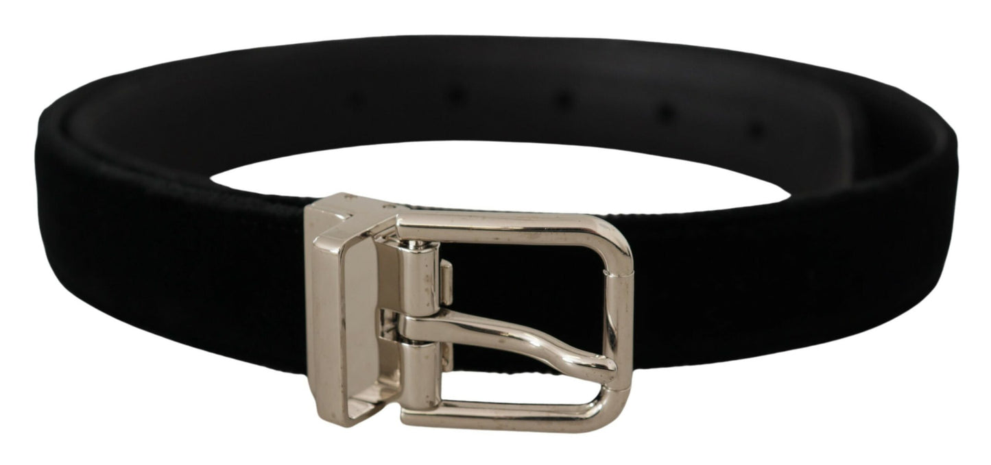 Dolce &amp; Gabbana Elegant belt made of coarse-grained leather