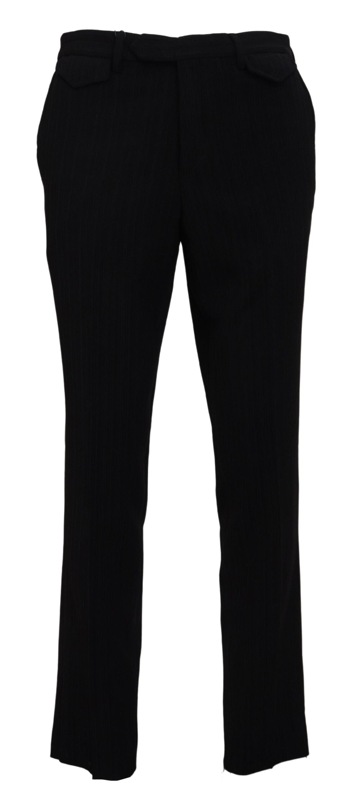 BENCIVENGA Elegant black Italian designer trousers