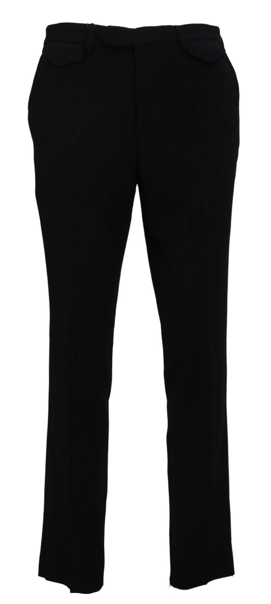 BENCIVENGA Elegant black Italian designer trousers