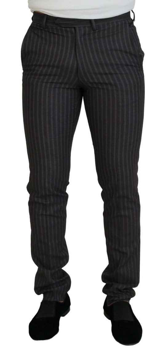 BENCIVENGA Elegant Striped Suit Pants for Men