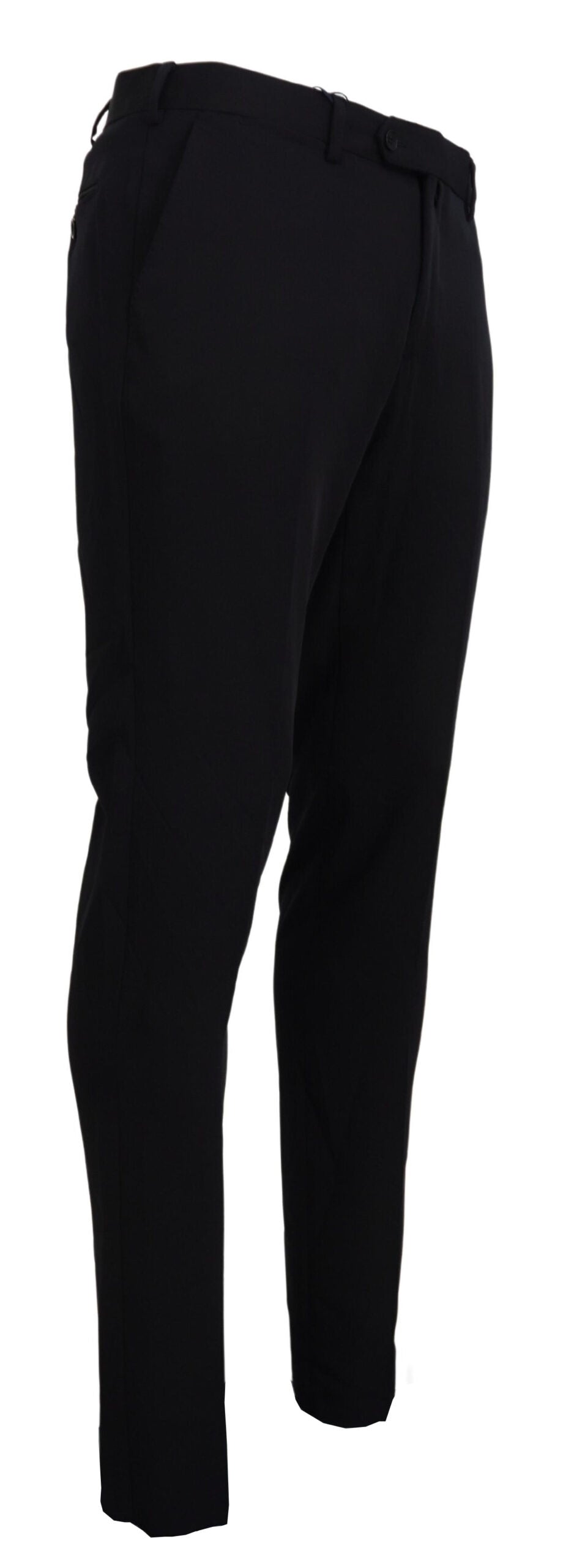 Domenico Tagliente Sophisticated black suit trousers for men