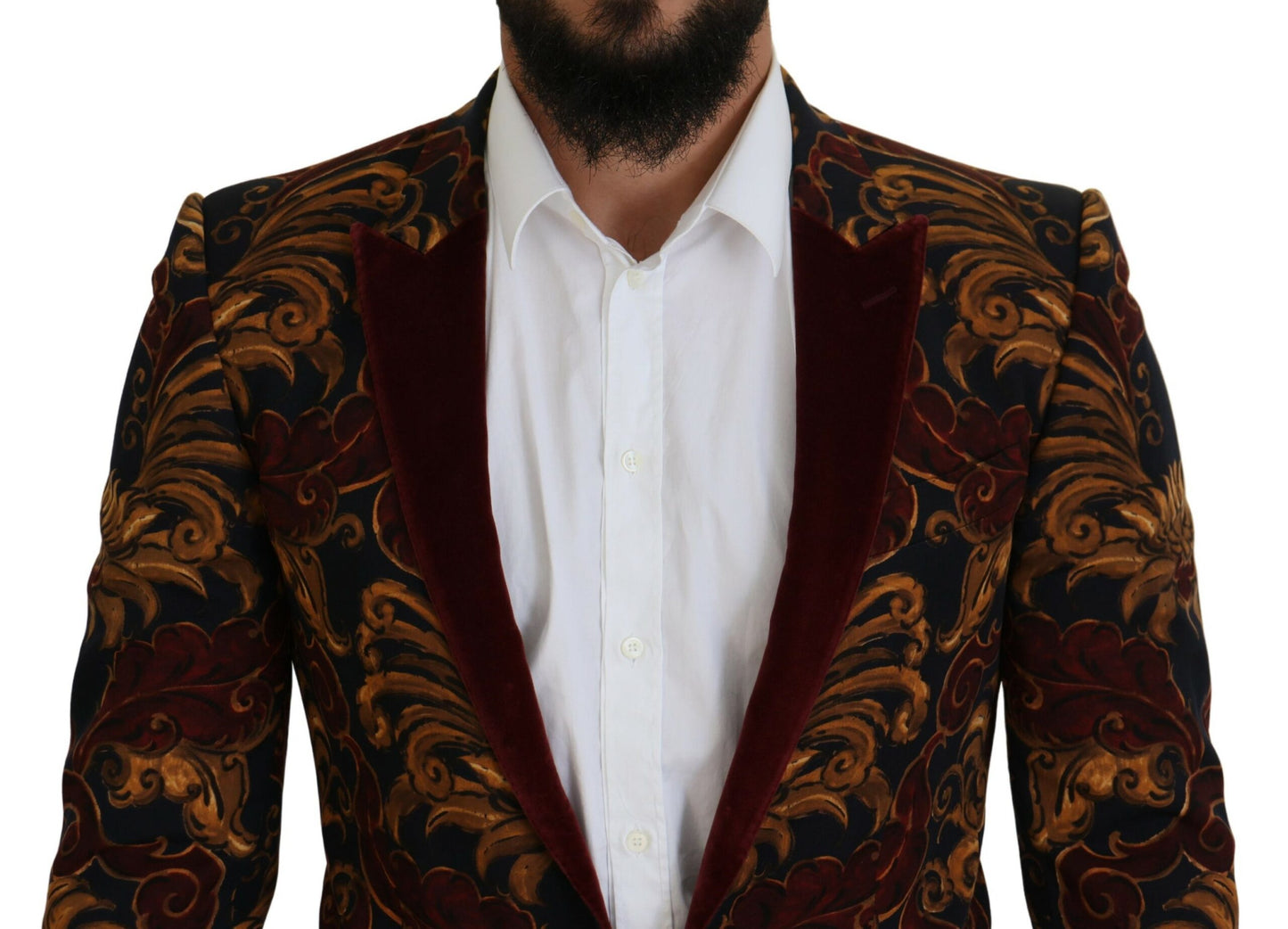 Dolce &amp; Gabbana Elegant multicolor wool blend blazer