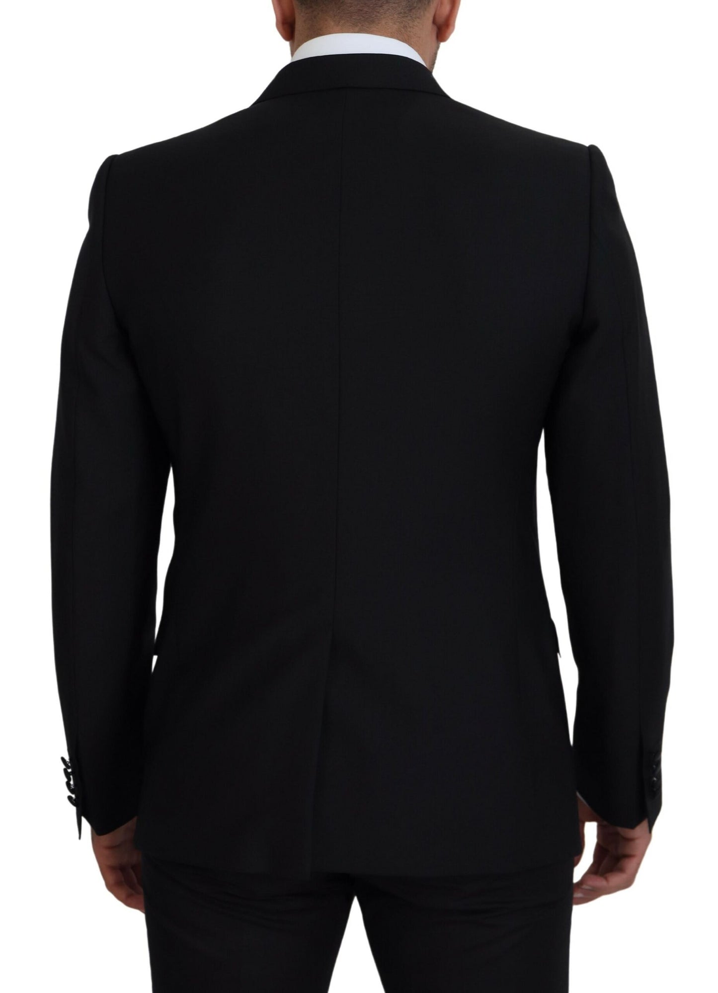 Dolce &amp; Gabbana Elegant Martini Black Formal Blazer