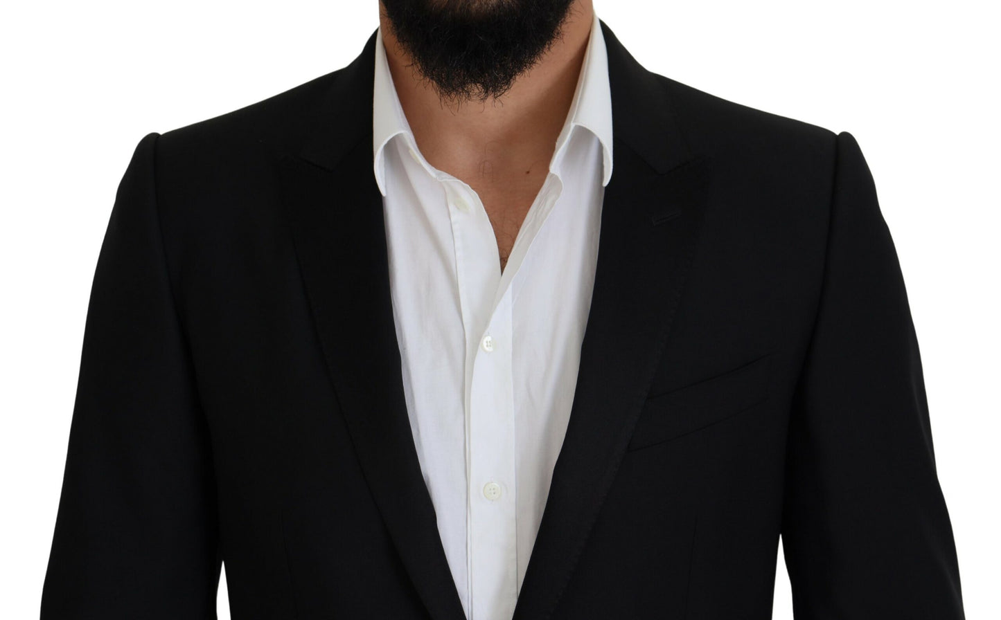 Dolce &amp; Gabbana Elegant Martini Black Formal Blazer