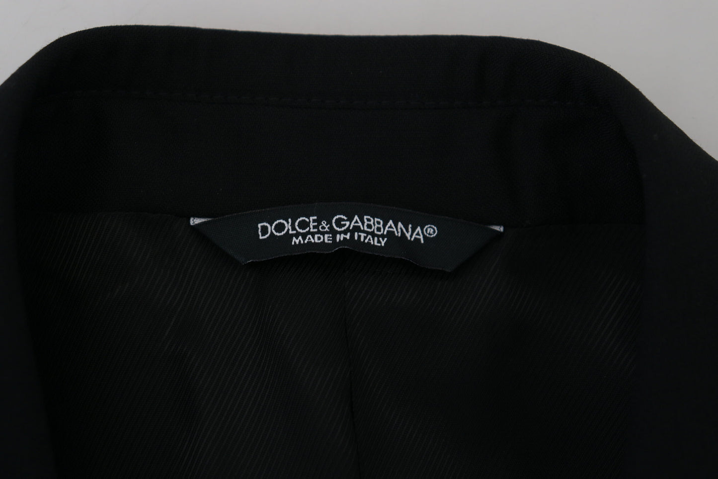 Dolce &amp; Gabbana Elegant Martini Black Formal Blazer