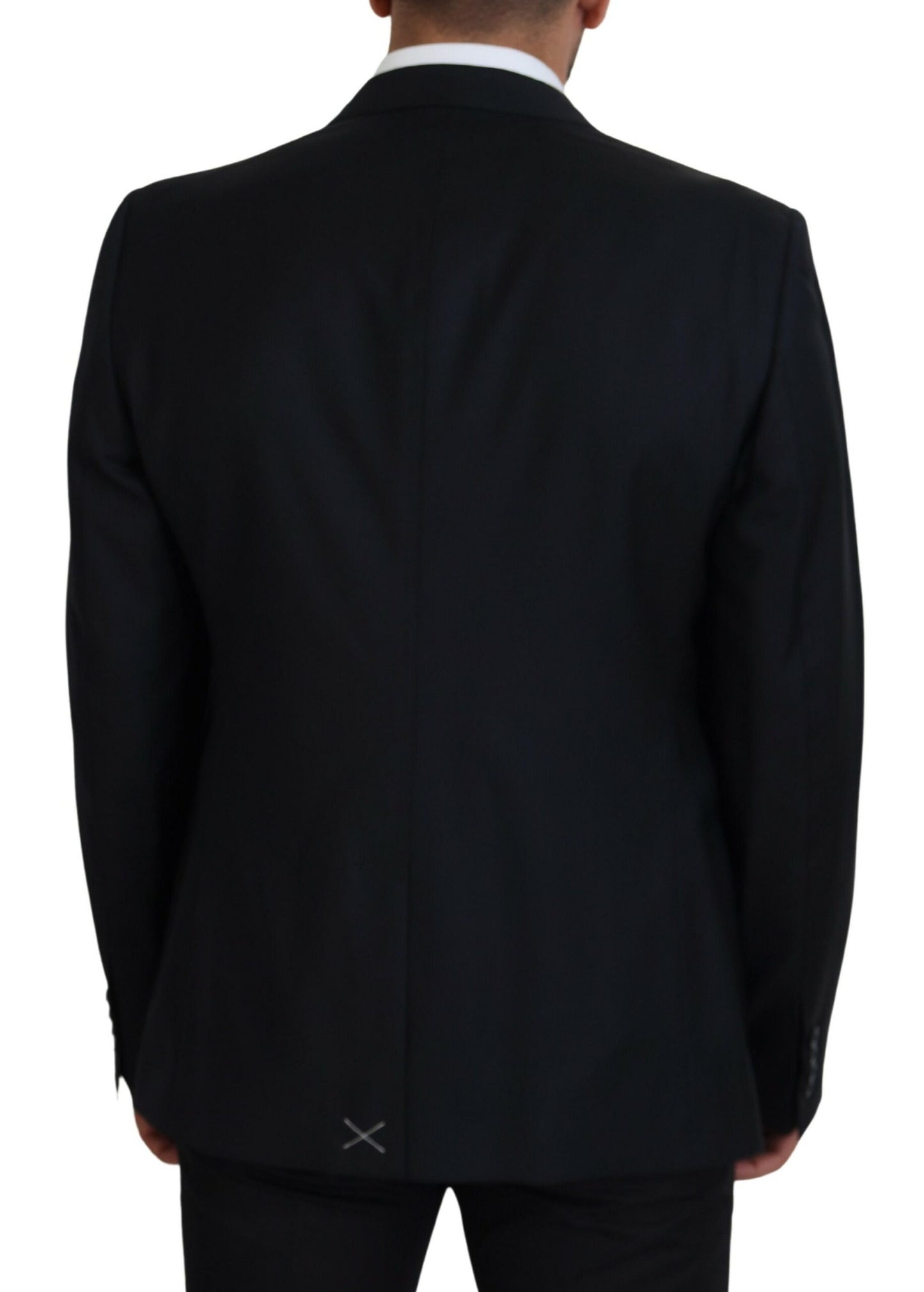 Dolce &amp; Gabbana Elegant dark blue single-breasted blazer