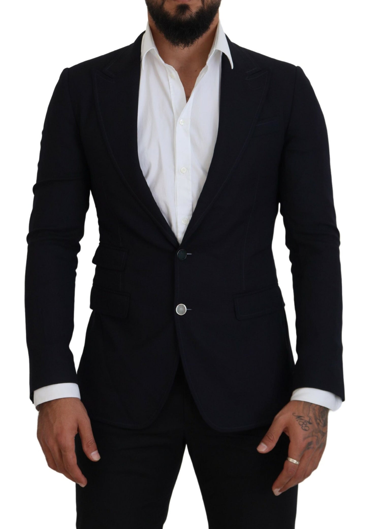 Dolce &amp; Gabbana Elegant black single-breasted blazer