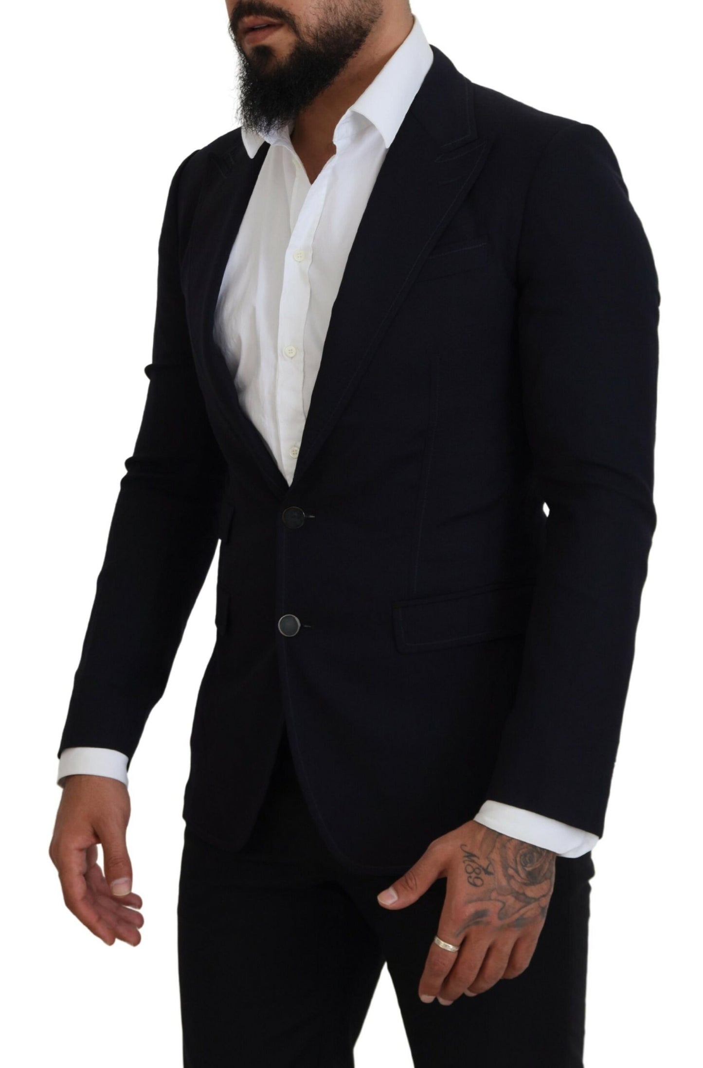 Dolce &amp; Gabbana Elegant black single-breasted blazer