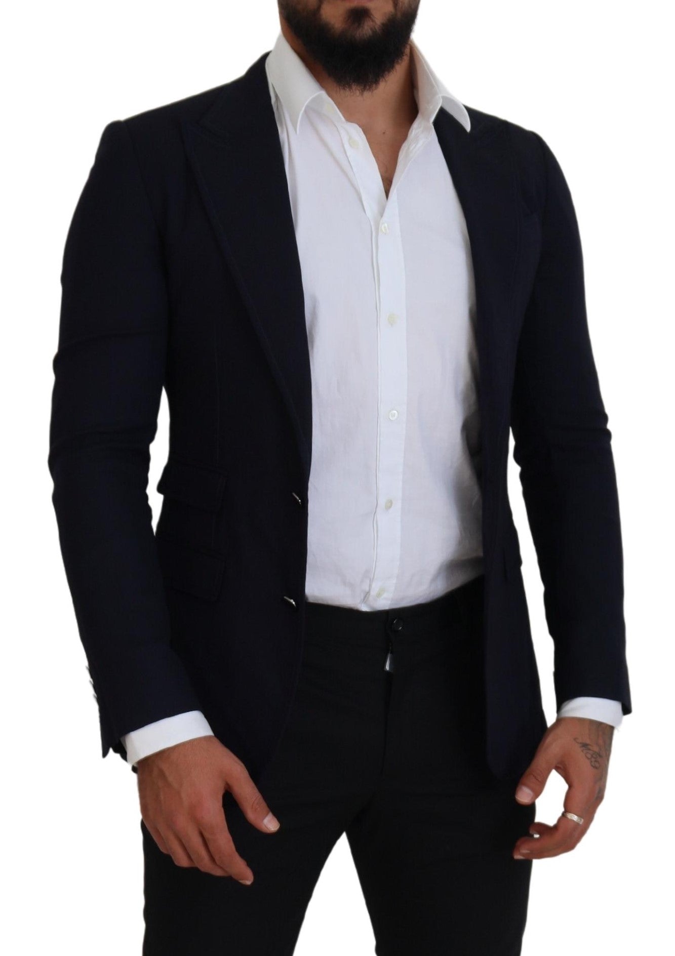 Dolce &amp; Gabbana Elegant black single-breasted blazer