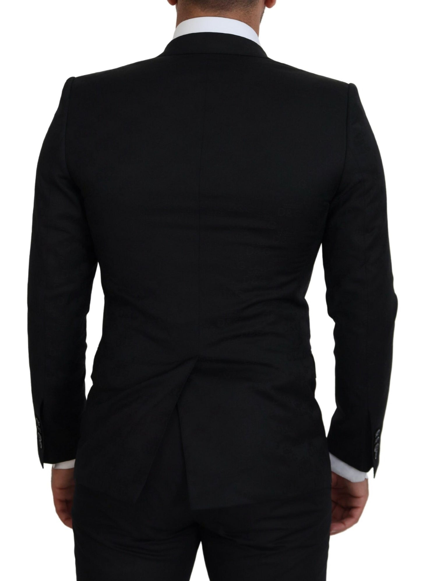 Dolce &amp; Gabbana Elegant Martini Style Black Formal Blazer