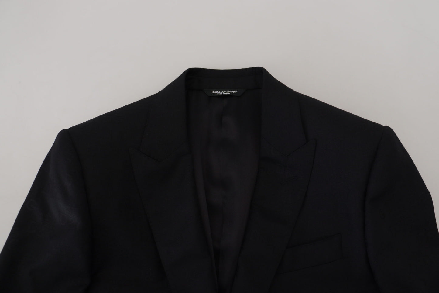 Dolce &amp; Gabbana Elegant Martini Style Black Formal Blazer