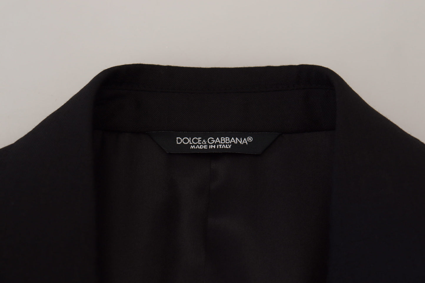 Dolce &amp; Gabbana Elegant Martini Style Black Formal Blazer