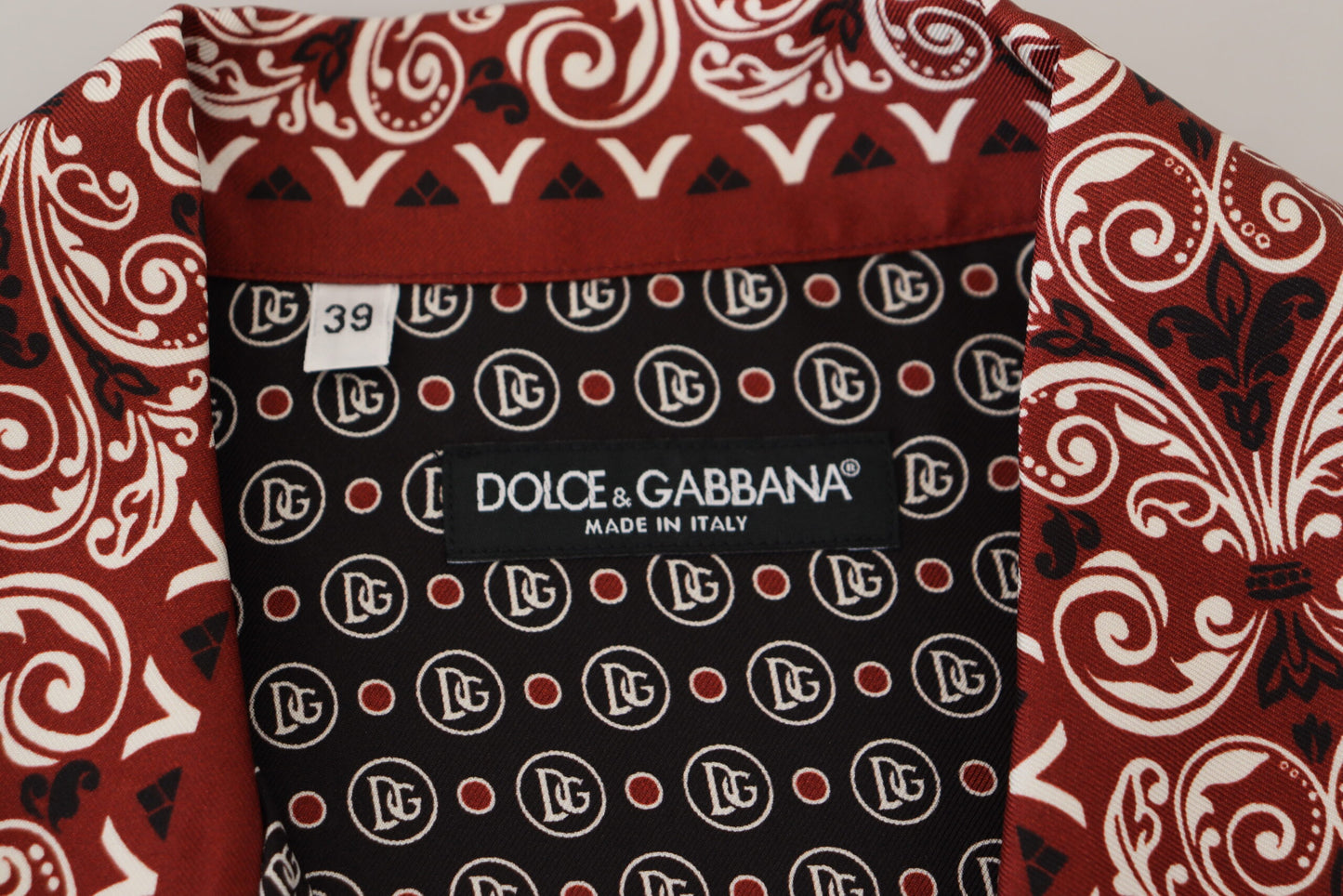 Dolce &amp; Gabbana Elegant Multicolor Silk Casual paita